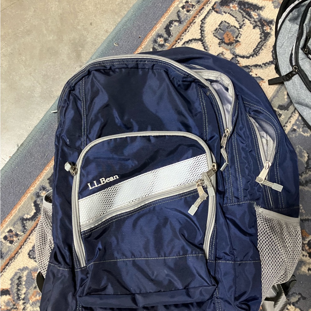 Navy Blue L.L. Bean Backpack